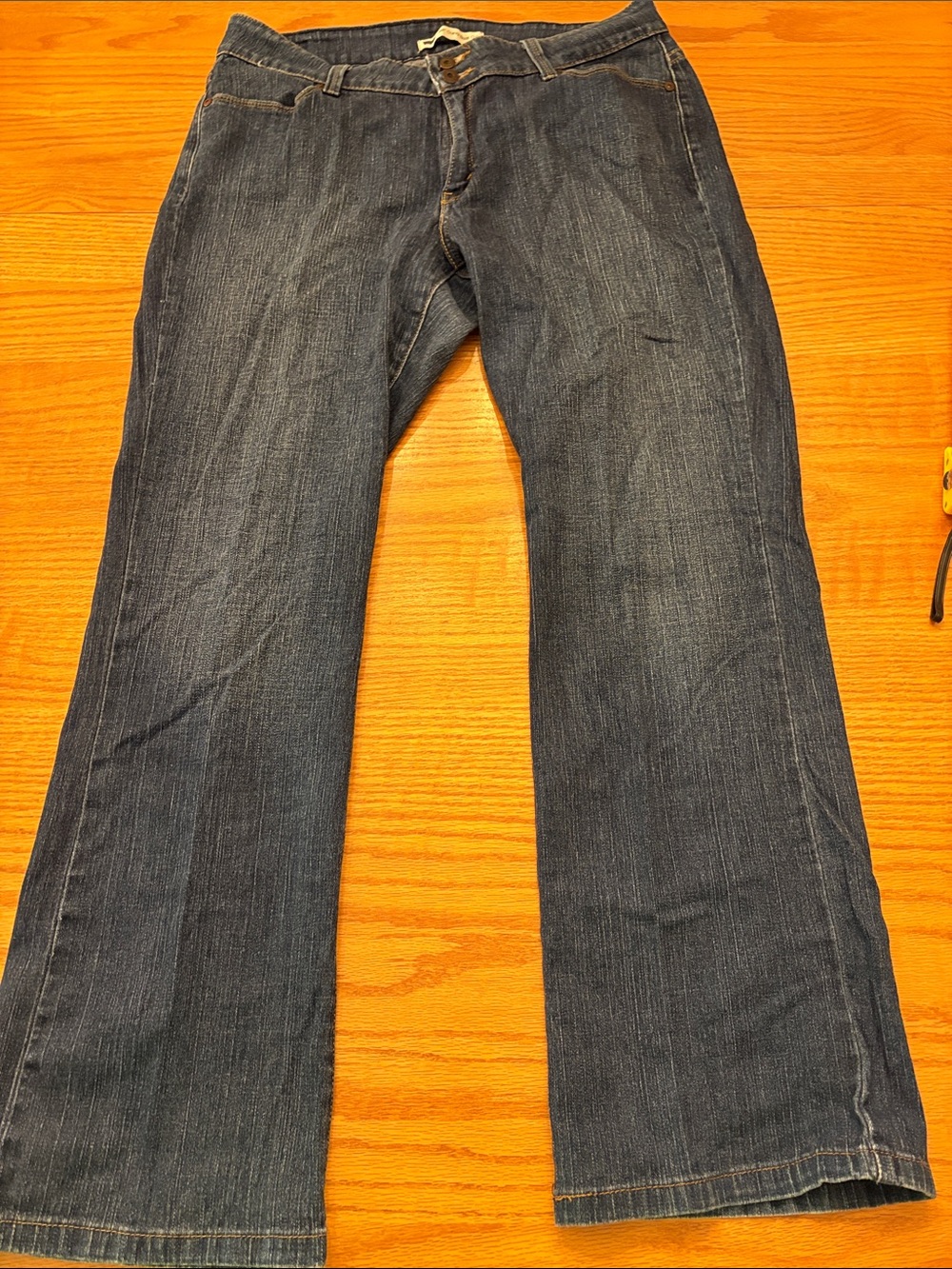 Levi's Women's Boot Cut Jeans in Dark Blue Denim